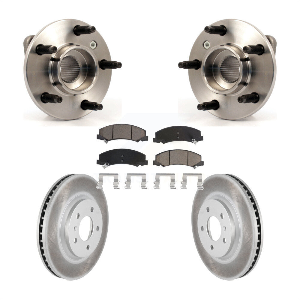 Kit de Rotor et plaquettes de frein revêtus de roulement de moyeu avant, pour Chevrolet Impala Monte Carl
