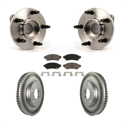 Kit de plaquettes de Rotor de frein, manteau de roulement de moyeu avant, pour Pontiac Grand Prix Buick LaCross