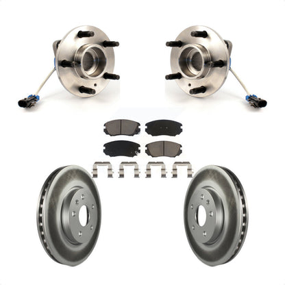 Ensemble de roulement de moyeu avant, Kit de plaquettes de Rotor de frein à disque revêtu pour Buick Allur 2010