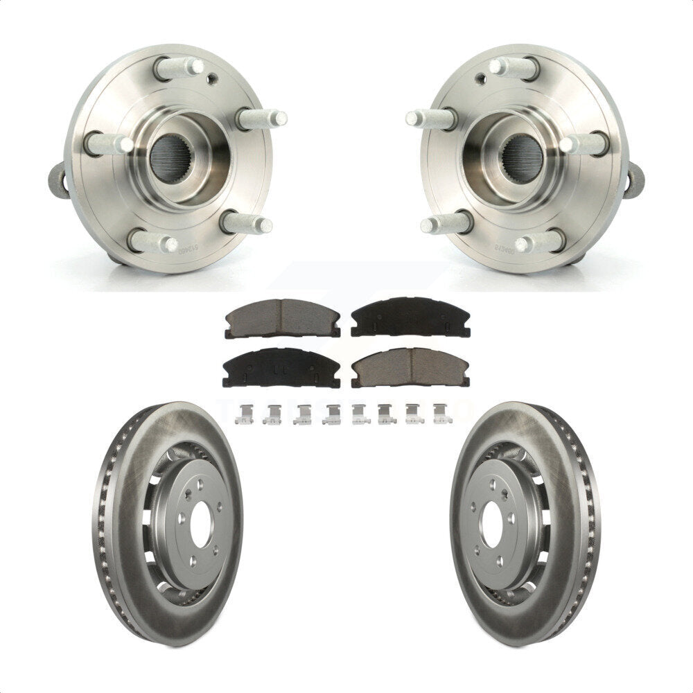 Kit de plaquettes de Rotor de frein, roulement de moyeu avant, pour Ford Explorer Police Intercepto