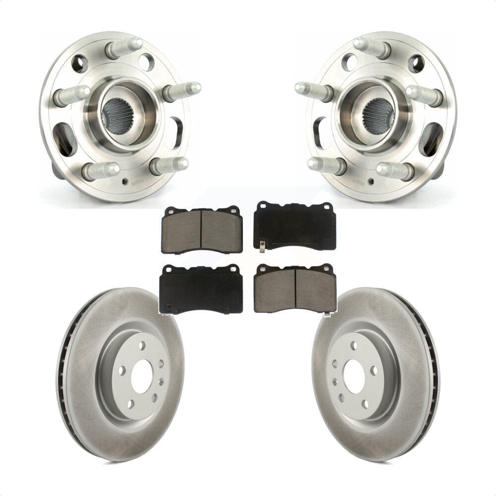 Kit de plaquettes de Rotor de frein, ensemble de roulements de moyeu avant, pour Buick Regal Cadillac XT