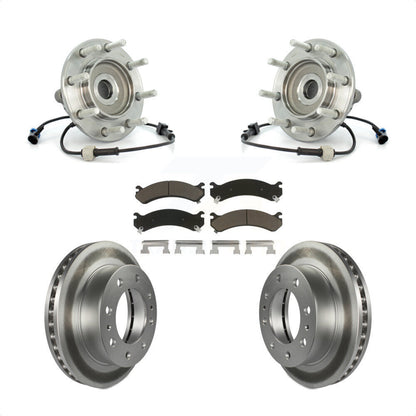 Kit de plaquettes de Rotor de frein, roulement de moyeu avant, pour Chevrolet GMC Sierra 3500 Classi