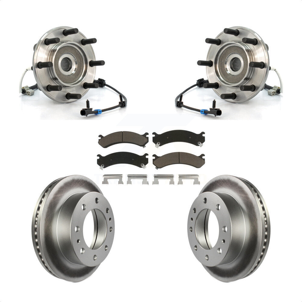 Kit de plaquettes de Rotor de frein, roulement de moyeu avant, pour GMC Sierra 3500 Chevrolet Classi