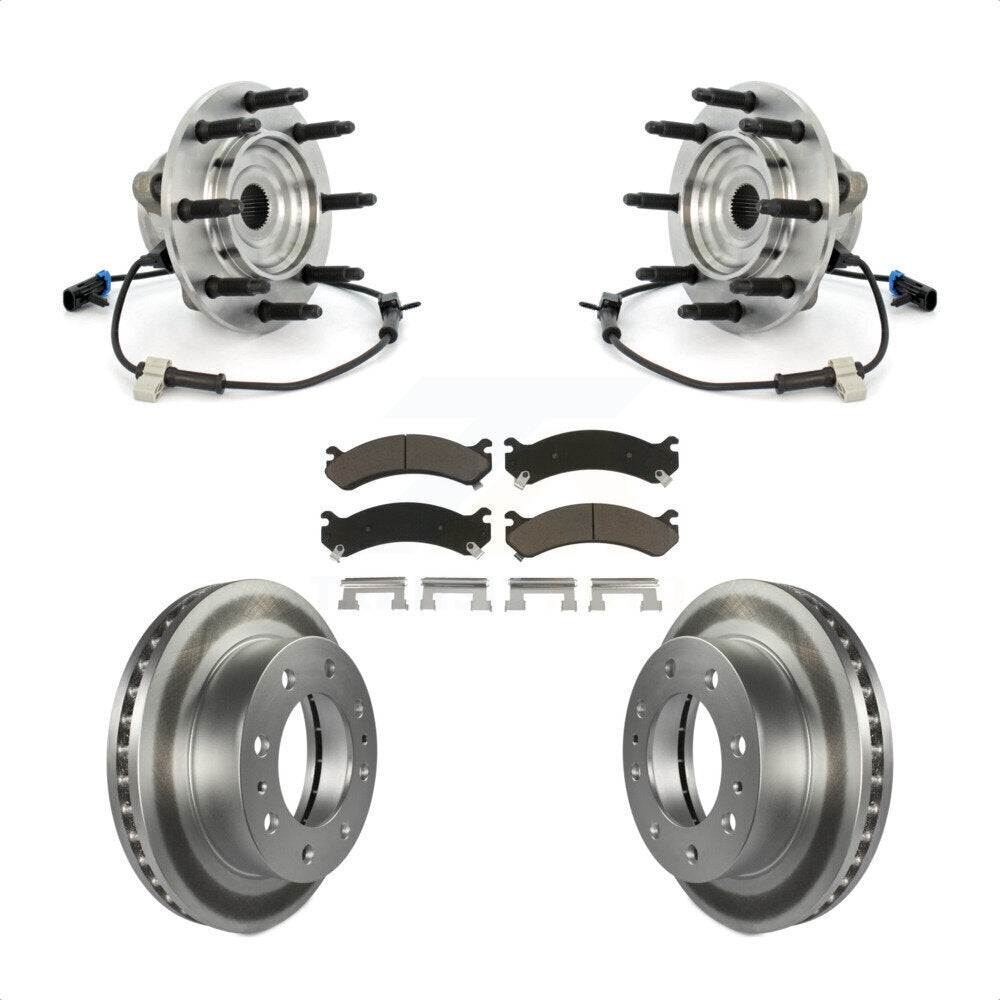 Kit de plaquettes de Rotor de frein, roulement de moyeu avant, pour GMC Chevrolet Sierra 2500 HD 150