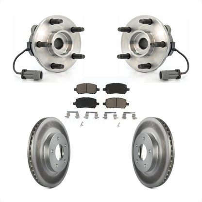 Kit de Rotor et de plaquettes de frein enduits de roulement de moyeu avant, pour Chevrolet Cobalt Pontiac G