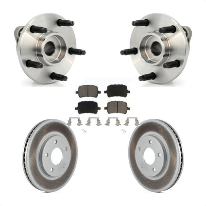 Kit de Rotor et de plaquettes de frein à disque enduit d'assemblage de roulement de moyeu avant pour Chevrolet HH