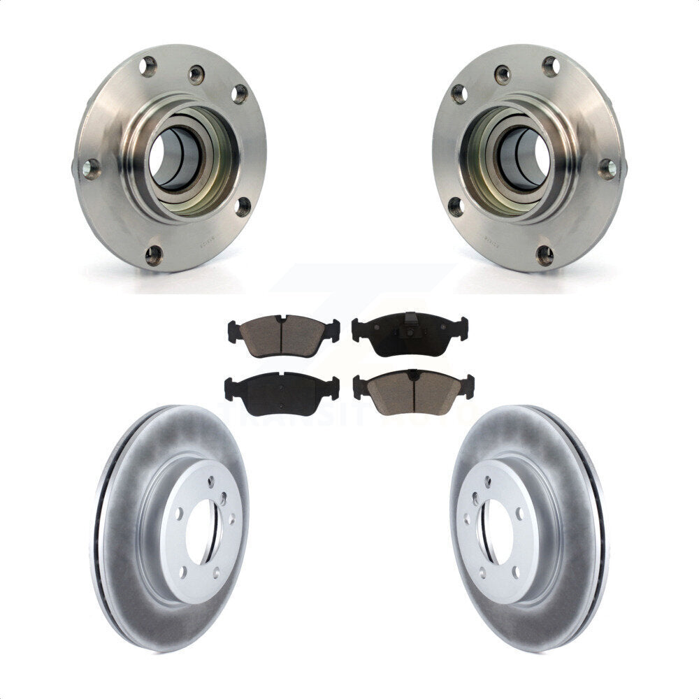 Kit de plaquettes de Rotor de frein enduites de roulement de moyeu avant, pour BMW Z4 325i 325Ci 320i Z3 328