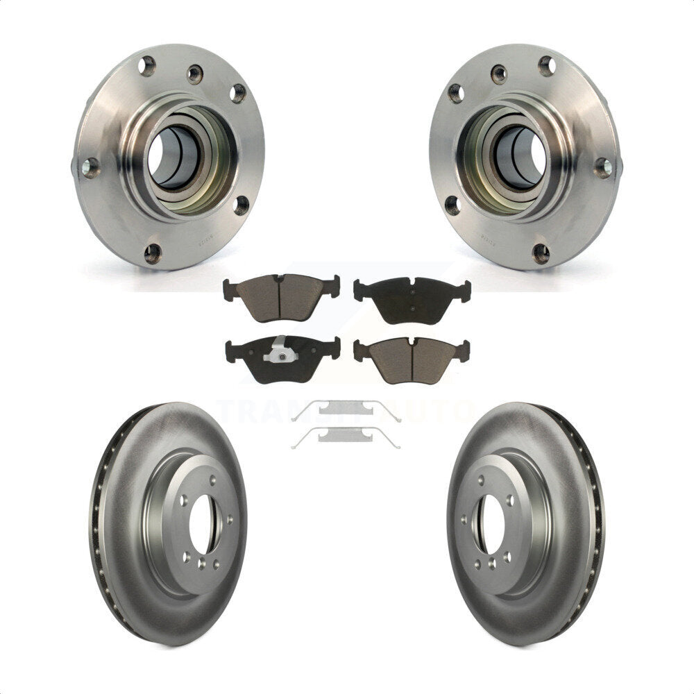 Kit de plaquettes de Rotor de frein à disque enduit d'assemblage de roulement de moyeu avant pour BMW 330Ci Z4 330