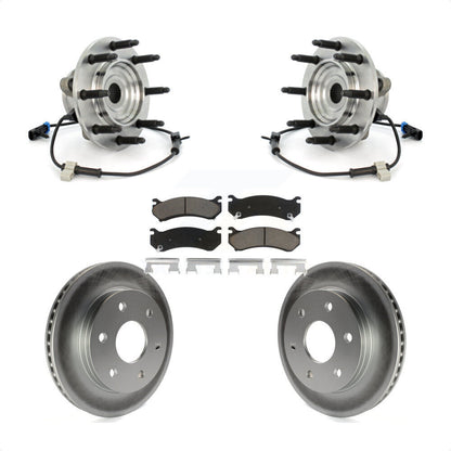 Kit de Rotor et plaquettes de frein revêtus de roulement de moyeu avant, pour Chevrolet Silverado 1500 GM