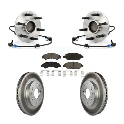 Kit de Rotor et plaquettes de frein revêtus de roulement de moyeu avant, pour Chevrolet GMC Silverado 150