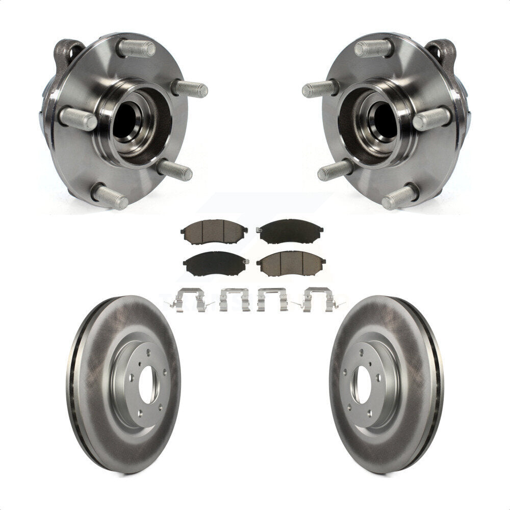 Kit de plaquettes de Rotor de frein, manteau de roulement de moyeu avant, pour INFINITI EX35 Nissan 370Z G35 M3