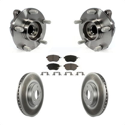 Ensemble de roulement de moyeu avant, Kit de plaquettes de frein à disque revêtues pour INFINITI FX35 RW