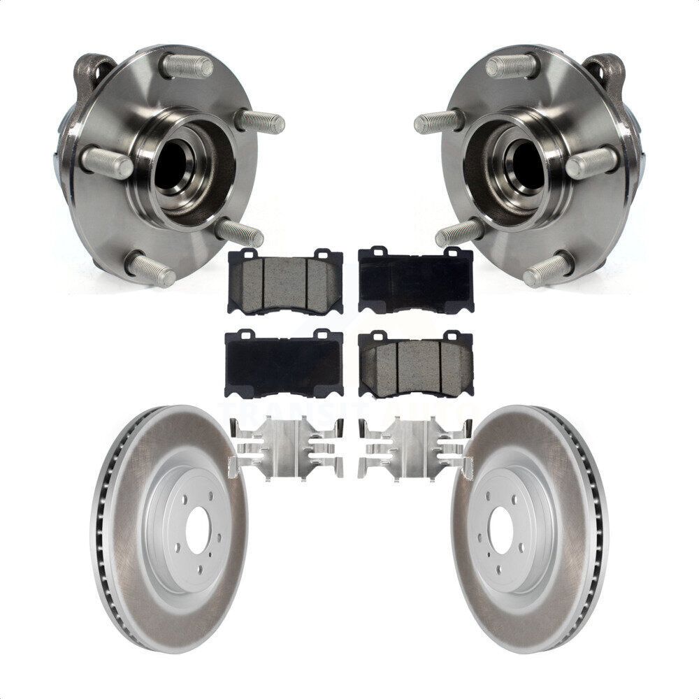 Kit de plaquettes de Rotor de frein, manteau de roulement de moyeu avant, pour INFINITI Q50 G37 Nissan 370Z Q6