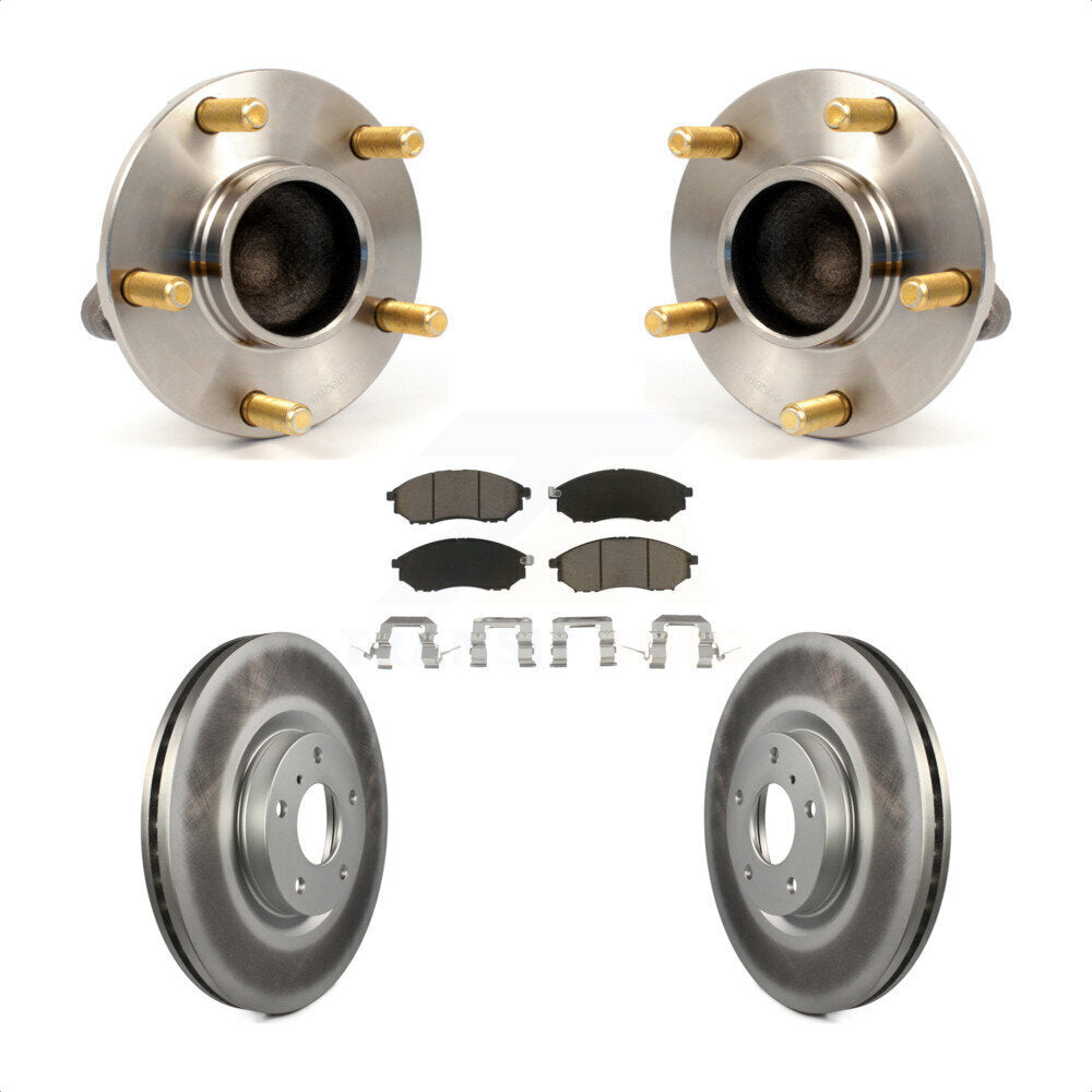 Kit de plaquettes de Rotor de frein, ensemble de roulements de moyeu avant, pour INFINITI G35 Nissan 350