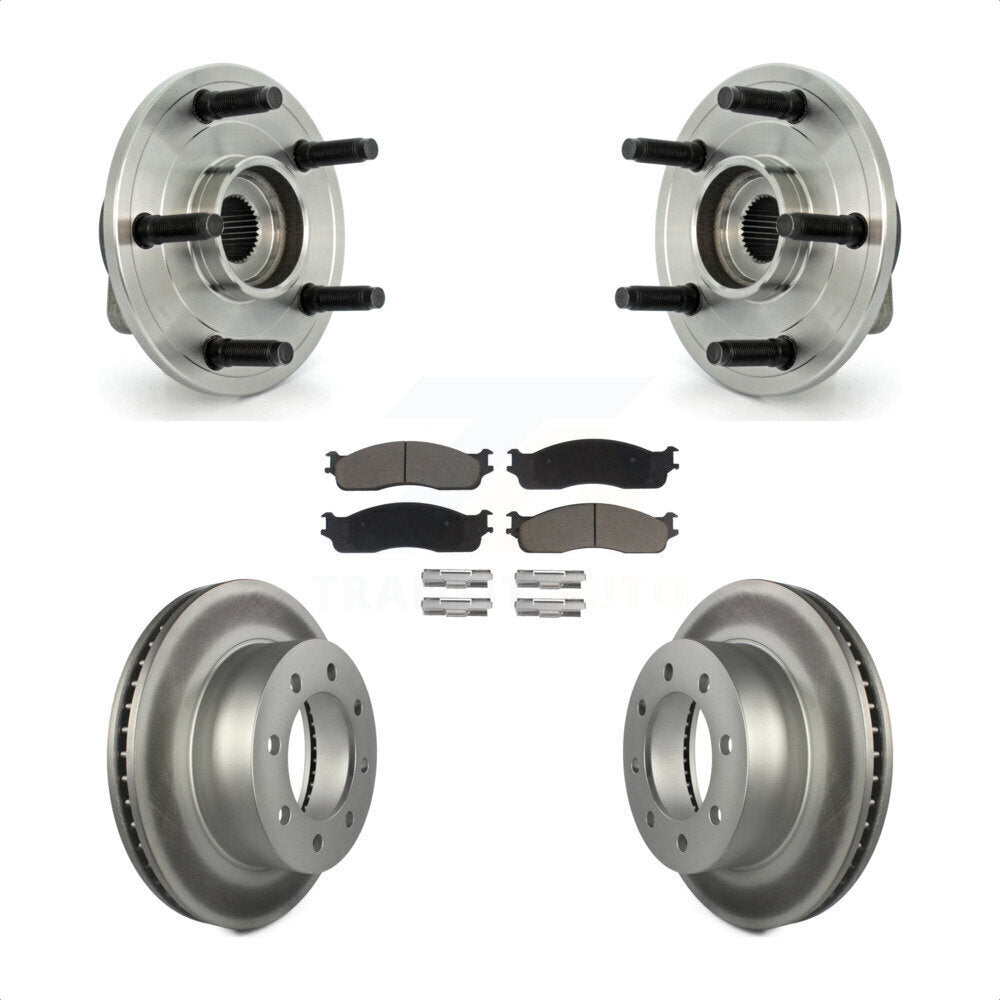 Kit de plaquettes de Rotor de frein, roulement de moyeu avant, pour Dodge Ram 1500 avec roue à 5 écrous