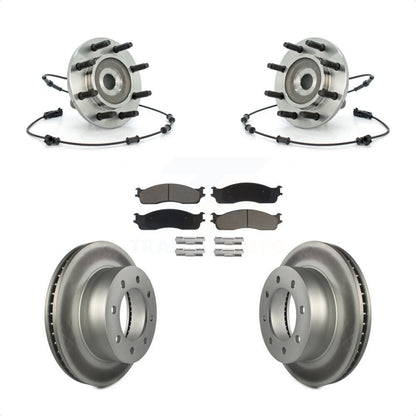 Kit de plaquettes de Rotor de frein, ensemble de roulements de moyeu avant, pour Dodge Ram 1500 3500 250