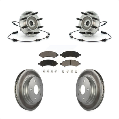 Kit de plaquettes de Rotor de frein, roulement de moyeu avant, pour Dodge Ram 1500 avec roue à 8 écrous