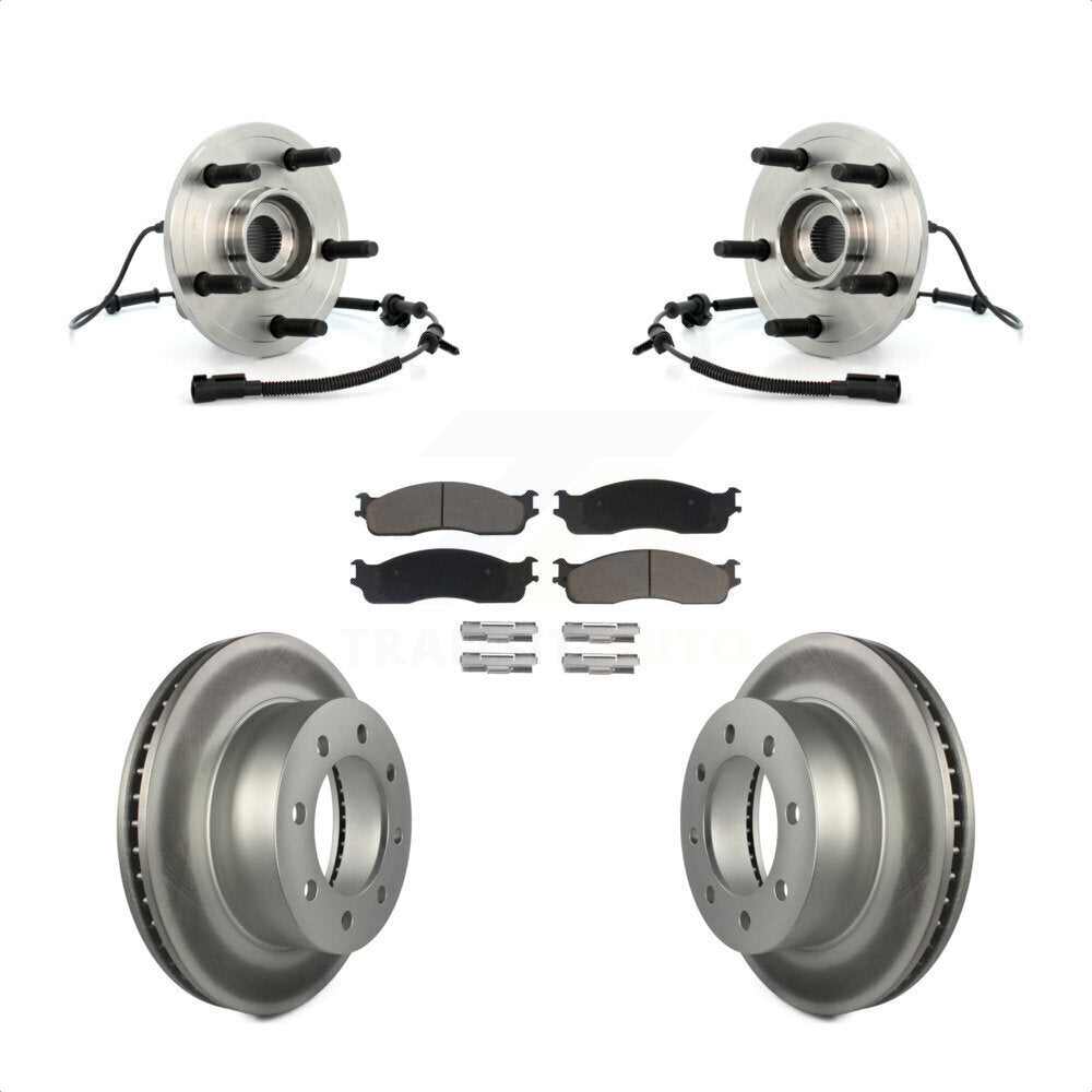 Kit de plaquettes de Rotor de frein, roulement de moyeu avant, pour Dodge Ram 1500 avec roue à 5 écrous