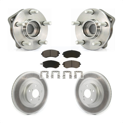 Kit de plaquettes de Rotor de frein enduit de roulement de moyeu avant, pour Subaru Outback Forester Imprez