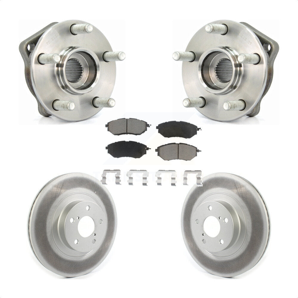 Kit de plaquettes de Rotor de frein, roulement de moyeu avant, pour Subaru Legacy 3.0 R 09 R avec 3.0