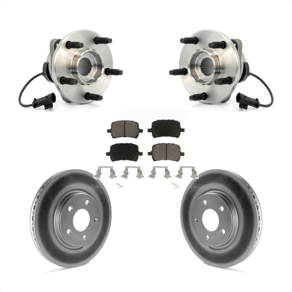 Kit de plaquettes de Rotor de frein, manteau de roulement de moyeu avant, pour Chevrolet Malibu Pontiac G6 Aur