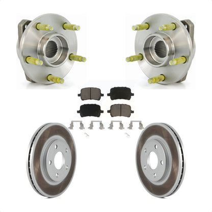 Kit de Rotor et de plaquettes de frein revêtus de roulement de moyeu avant, pour Chevrolet Malibu Pontiac G
