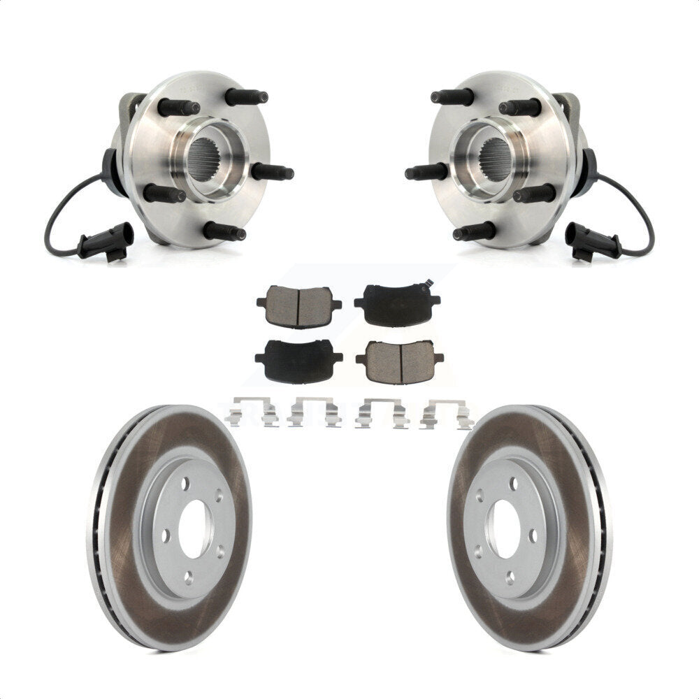 Kit de plaquettes de Rotor de frein à disque enduit d'assemblage de roulement de moyeu avant pour Chevrolet Malib