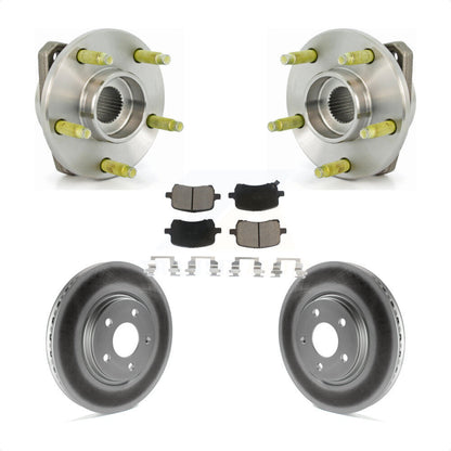 Kit de Rotor et de plaquettes de frein revêtus de roulement de moyeu avant, pour Chevrolet Malibu Pontiac G