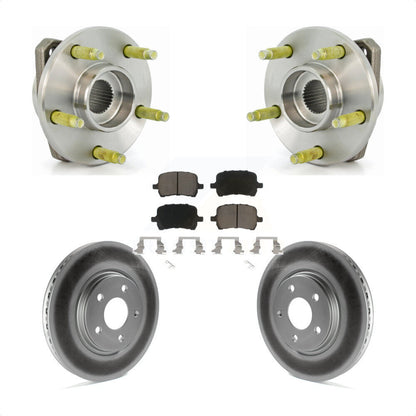 Kit de rotor et de plaquettes de frein avec roulement de moyeu avant, pour Pontiac G6 non AB 2006 – 2007