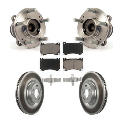 Kit de plaquettes de Rotor de frein enduites d'assemblage de roulement de moyeu avant pour Hyundai Genesis Equu