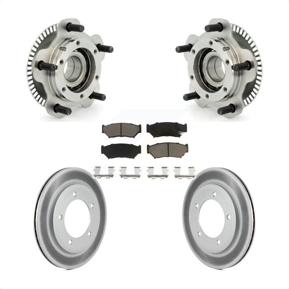 Kit de plaquettes de Rotor de frein enduit de roulement de moyeu avant, pour Chevrolet Tracker Suzuki Vitar