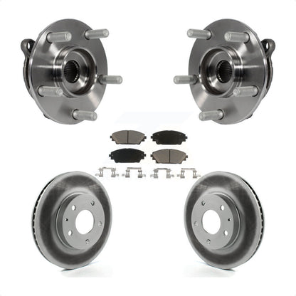 Ensemble de roulement de moyeu avant, Rotor de frein enduit et Kit de plaquettes pour Mazda 3 CX-3 Spor
