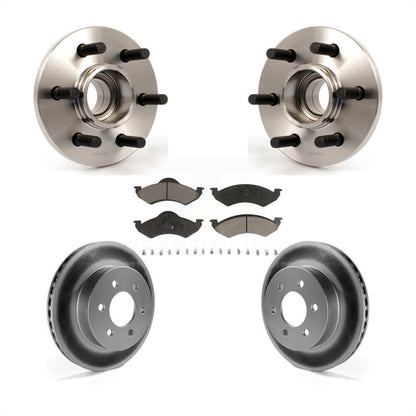 Kit de plaquettes de rotor de frein avec roulement de moyeu avant, pour Dodge Dakota Durang 2000 – 2002