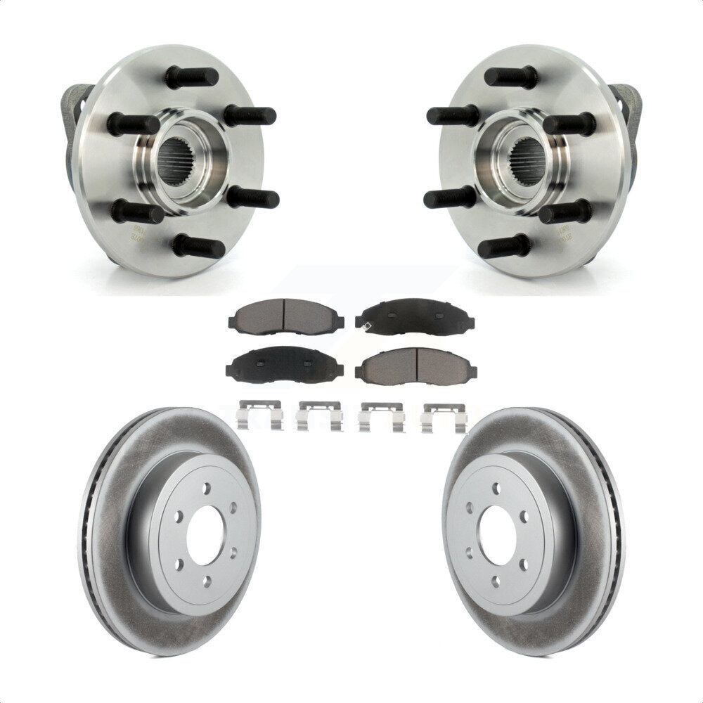 Kit de plaquettes de Rotor de frein, roulement de moyeu avant, pour Dodge Dakota 4WD avec 2 roues AB
