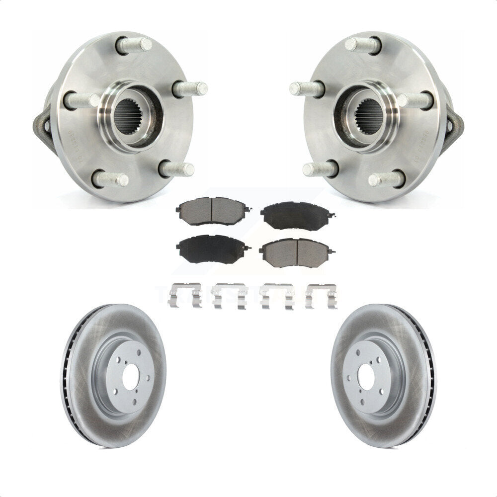 Ensemble de roulements de moyeu avant, Kit de plaquettes de Rotor de frein pour Subaru Tribec 2008 – 2014