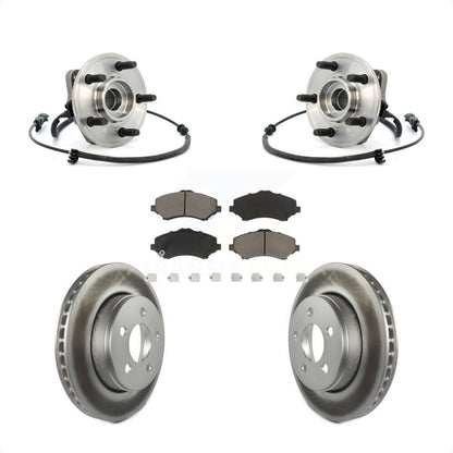 Kit de plaquettes de Rotor de frein, ensemble de roulements de moyeu avant, pour Jeep Liberty Dodge Nitr