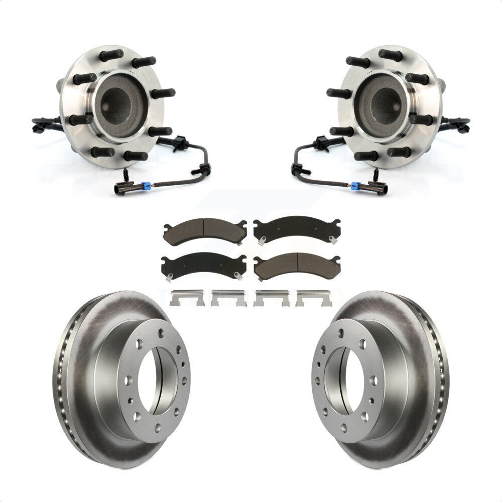 Kit de plaquettes de Rotor de frein, roulement de moyeu avant, pour Chevrolet Express 3500 GMC Savan