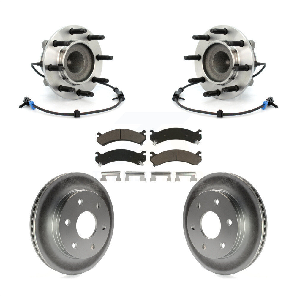 Kit de plaquettes de Rotor de frein, roulement de moyeu avant, pour Chevrolet Express 2500 GMC Savan