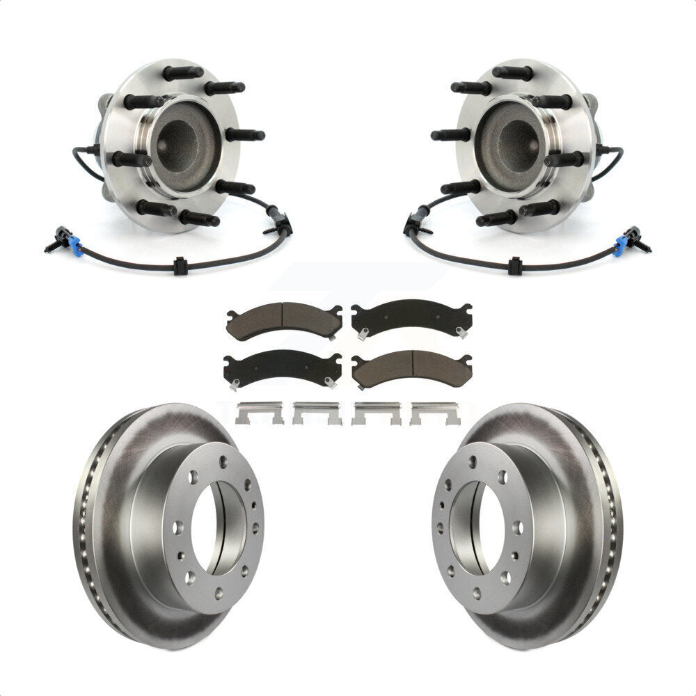 Kit de plaquettes de Rotor de frein, roulement de moyeu avant, pour Chevrolet Express 4500 GMC Savan