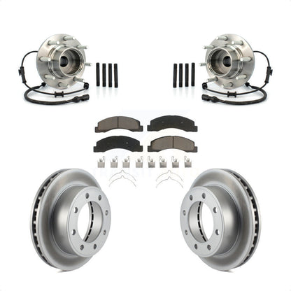 Kit de rotor et de plaquettes de frein avec roulement de moyeu avant, pour Ford Excursion 4W 2001 – 2005