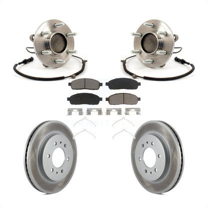 Kit de rotor et de plaquettes de frein avec ensemble de roulement de moyeu avant pour Ford F-150 RW 2009