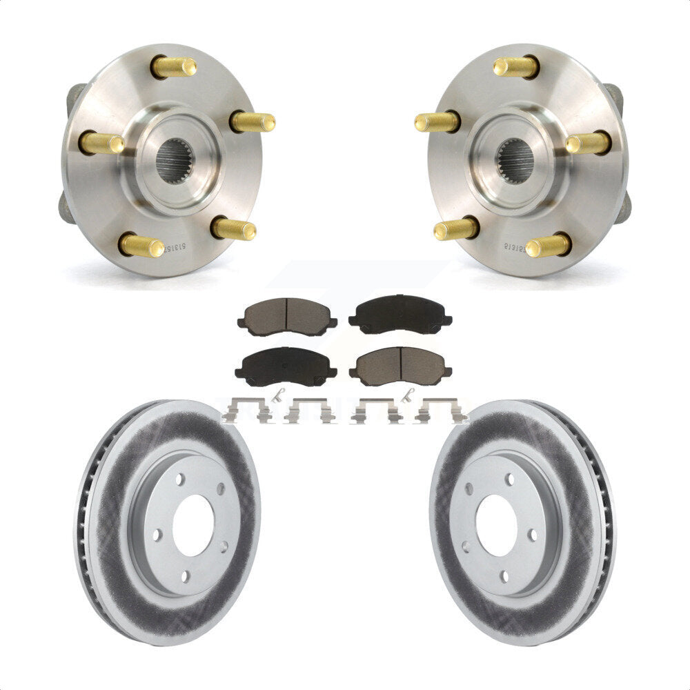 Kit de plaquettes de Rotor de frein, roulement de moyeu avant, pour Chrysler Sebring Mitsubishi Dodg