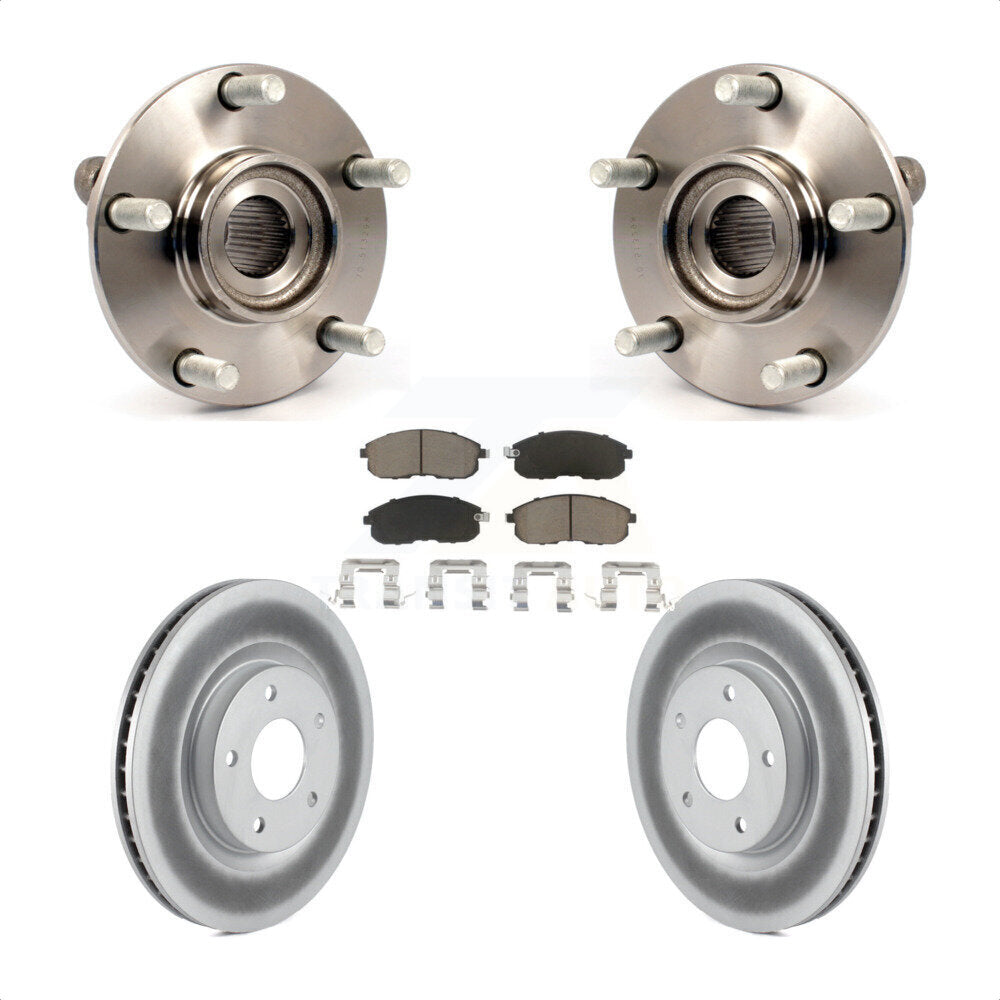 Kit de Rotor et plaquettes de frein revêtus de roulement de moyeu avant, pour Nissan Sentra SE-R avec 2.5