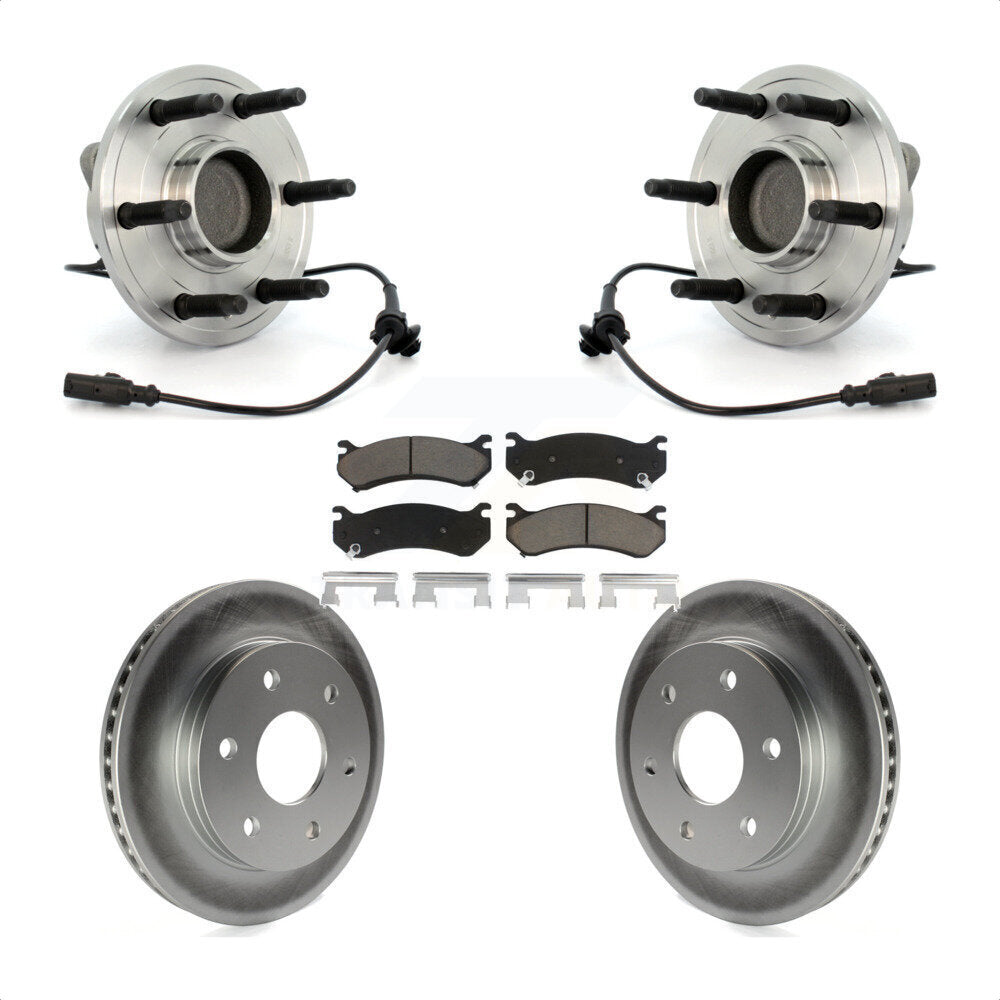Kit de plaquettes de Rotor de frein, ensemble de roulements de moyeu avant, pour Chevrolet Silverado 150
