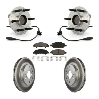 Kit de plaquettes de Rotor de frein enduit de roulement de moyeu avant, pour Chevrolet GMC Sierra 1500 Taho
