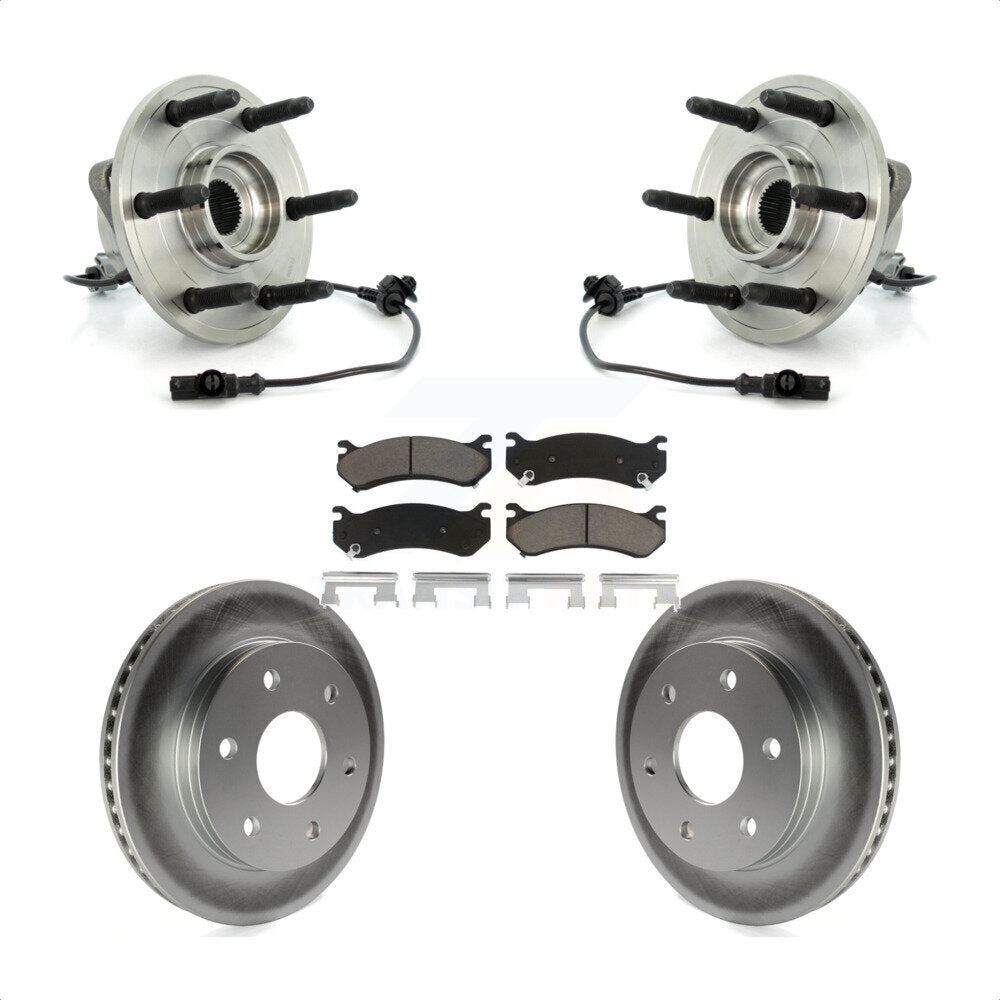 Kit de plaquettes de Rotor de frein, ensemble de roulements de moyeu avant, pour Chevrolet Silverado 150