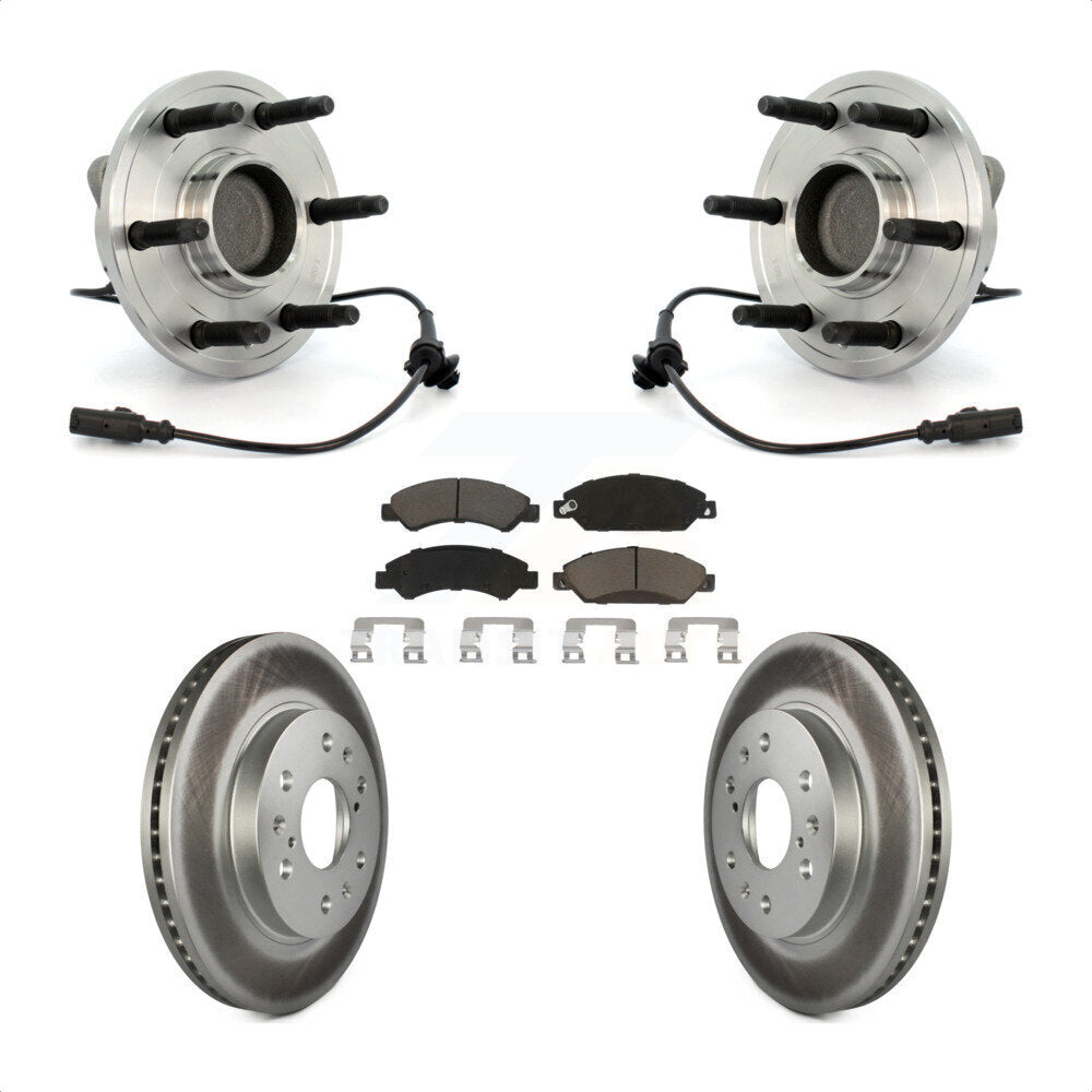 Kit de plaquettes de Rotor de frein, roulement de moyeu avant, pour Chevrolet Avalanche GMC Tahoe X