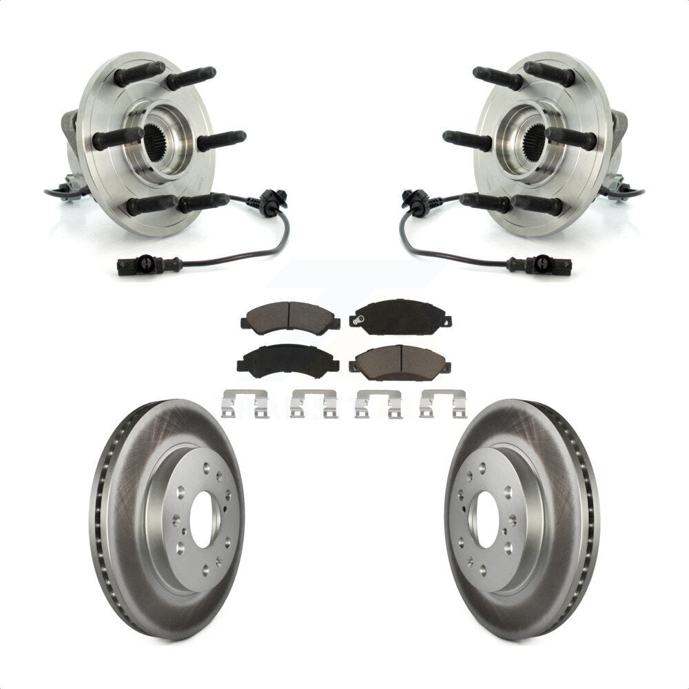 Kit de plaquettes de Rotor de frein, roulement de moyeu avant, pour Chevrolet Avalanche Cadillac GM