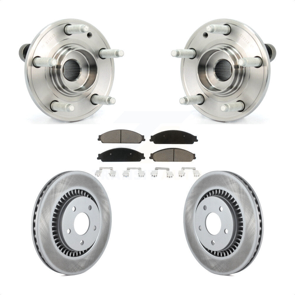 Kit de Rotor et de plaquettes de frein revêtus de roulement de moyeu avant, pour Ford Five Hundred Freestyle