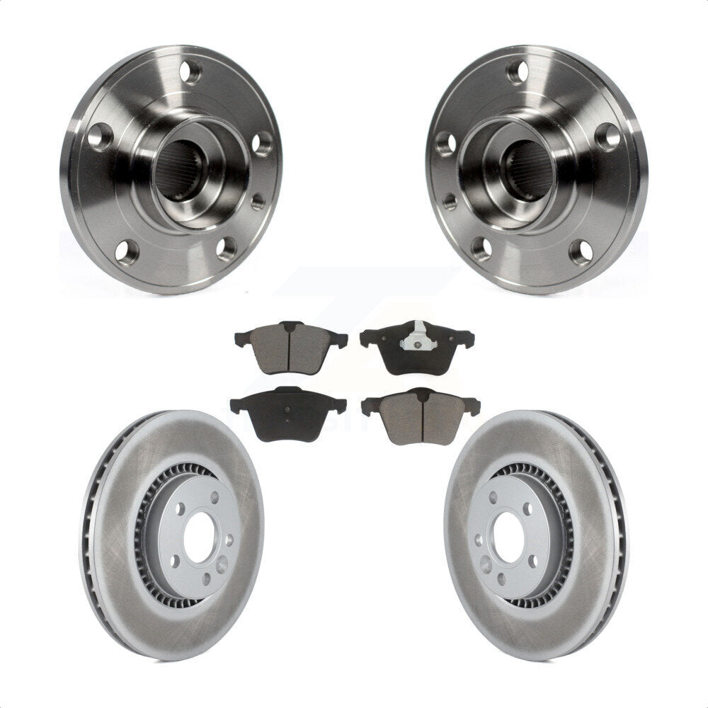 Kit de plaquettes de Rotor de frein, roulement de moyeu avant, pour Volvo XC70 S60 V60 S80 Cross V7